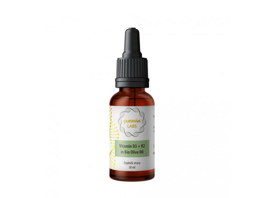 Vitamín D3 + K2 kapky v bio olivovém oleji